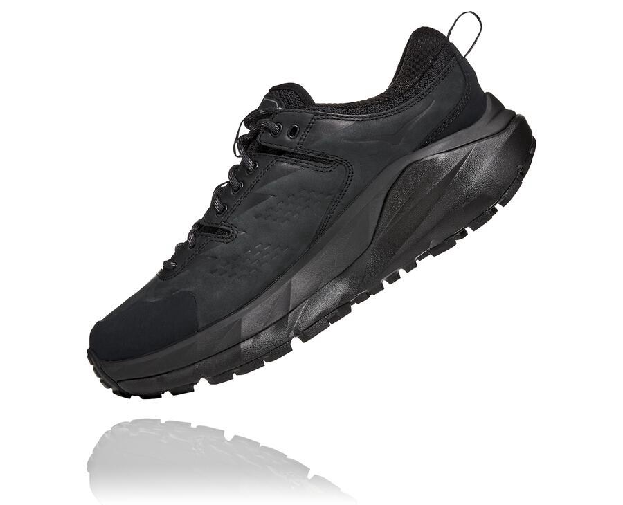 Tenis Hoka One One Trail Hombre Negros - Kaha Bajos Gore-Tex - UKCT74150